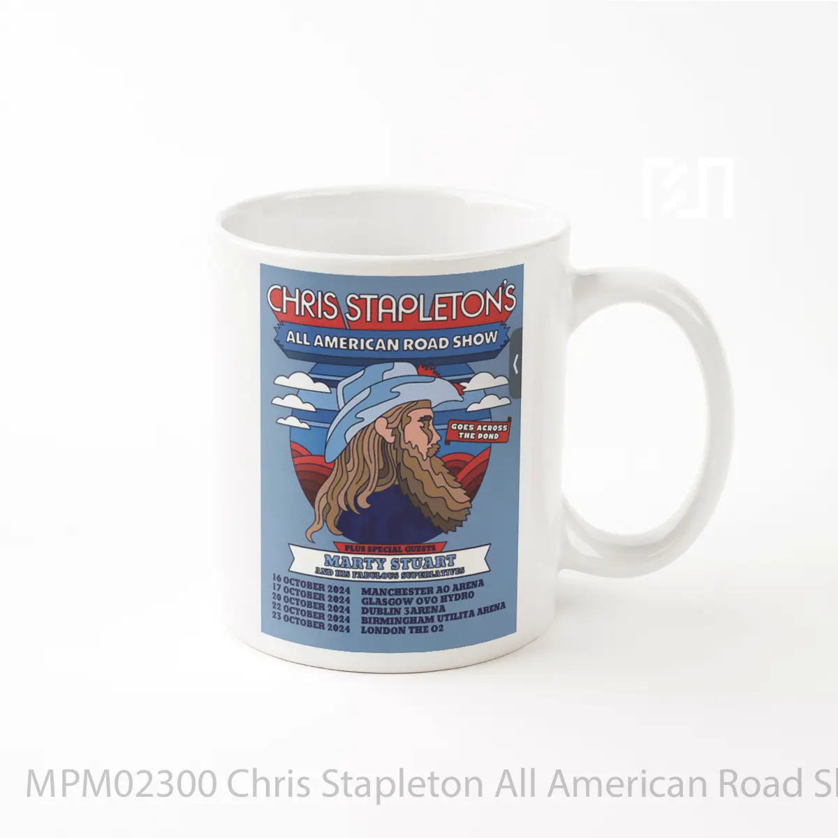 Mug Chris Stapleton All American Road Show Uk Tour 2024 MPM02300