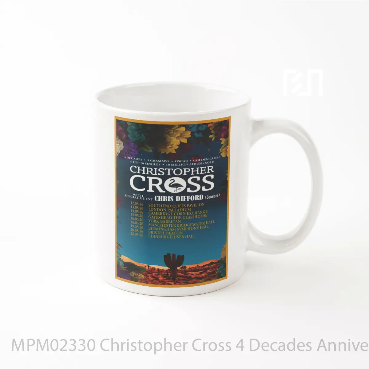 Mug Christopher Cross 4 Decades Anniversary Live 2026 Uk Tour 2 MPM02330