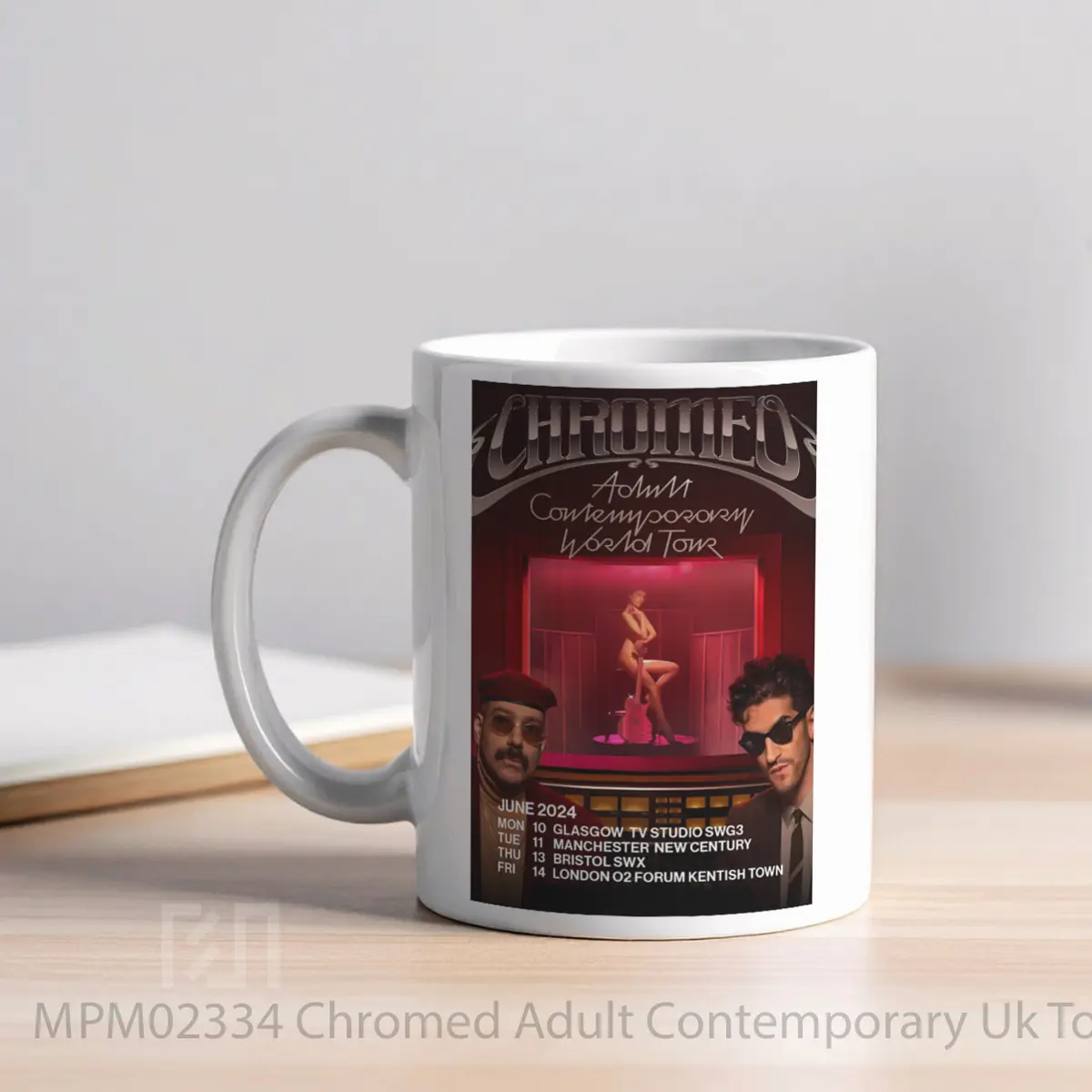 Mug Chromed Adult Contemporary Uk Tour 2024 MPM02334 - All-side / Desain