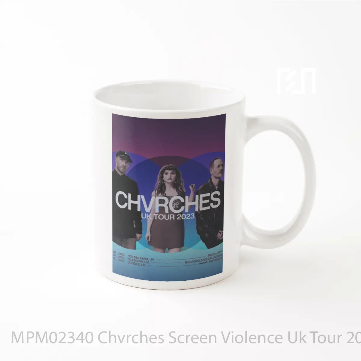 Mug Chvrches Screen Violence Uk Tour 2023 MPM02340