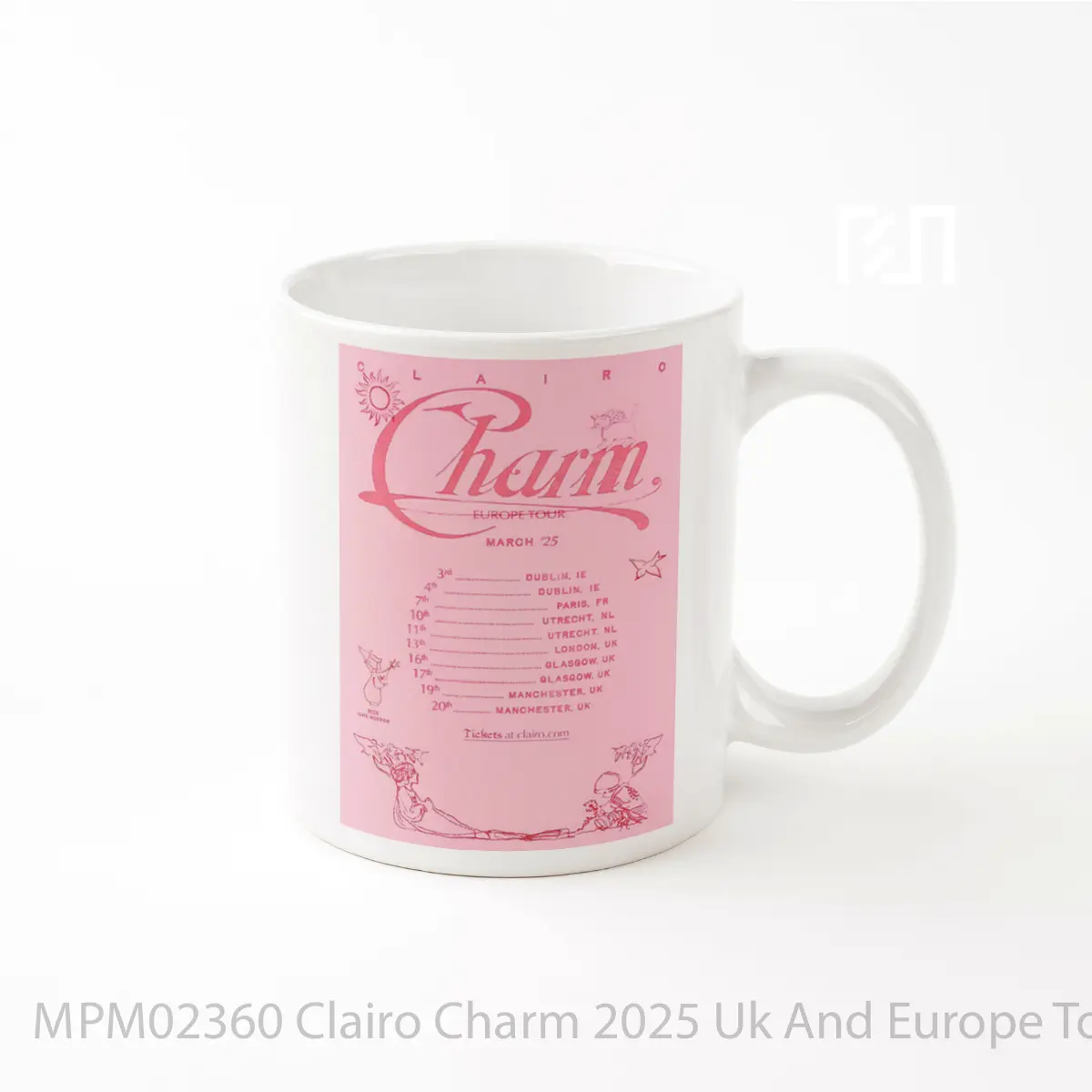 Mug Clairo Charm 2025 Uk And Europe Tour MPM02360