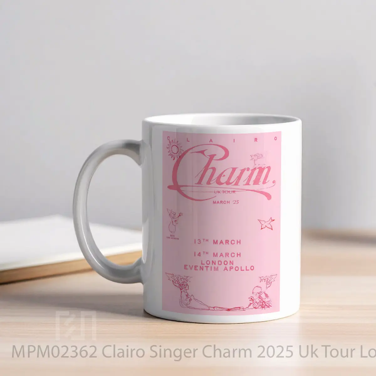 Mug Clairo Singer Charm 2025 Uk Tour London MPM02362 - All-side / Desain