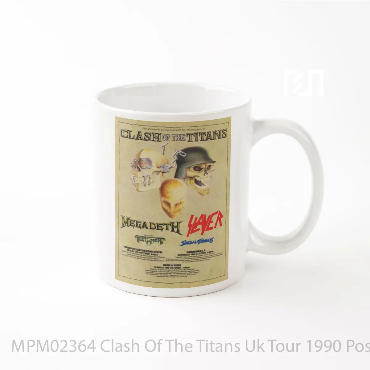 Mug Clash Of The Titans Uk Tour 1990 MPM02364