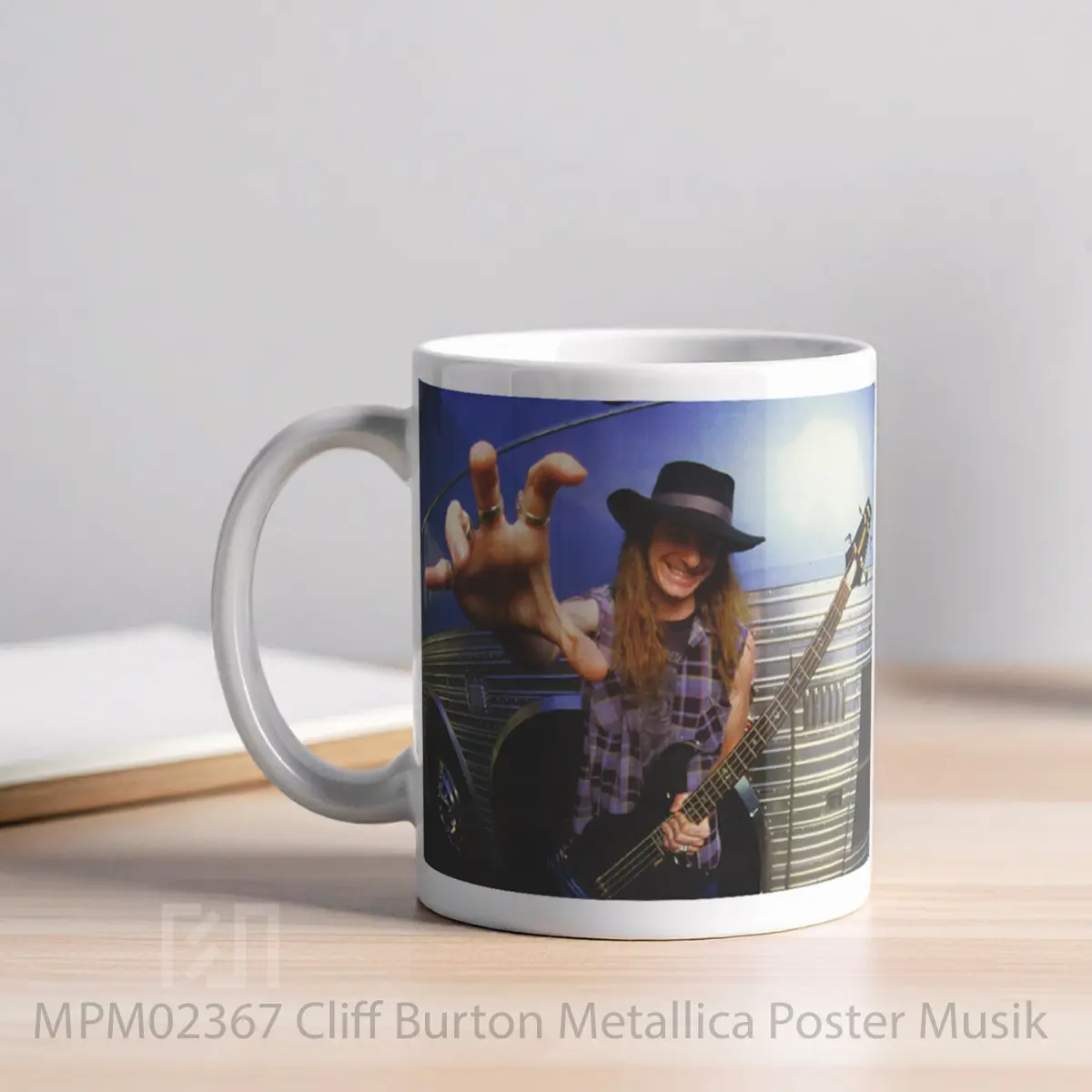 Mug Cliff Burton Metallica MPM02367 - All-side / Desain