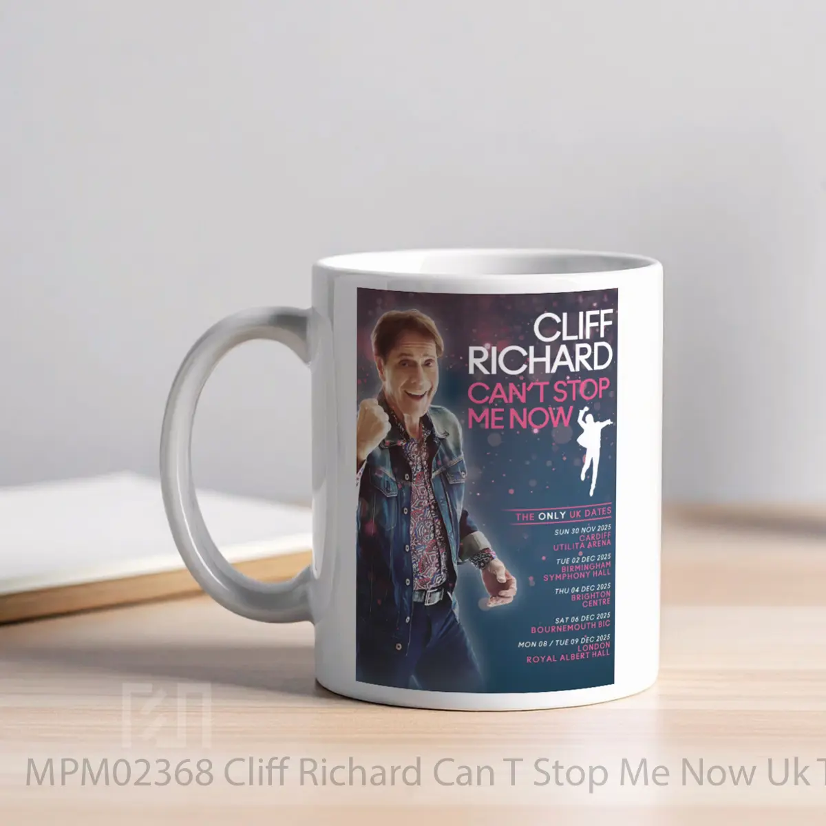 Mug Cliff Richard Can T Stop Me Now Uk Tour 2025 MPM02368 - All-side / Desain