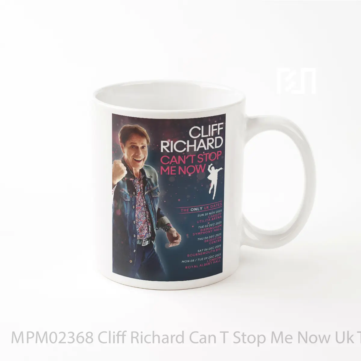 Mug Cliff Richard Can T Stop Me Now Uk Tour 2025 MPM02368