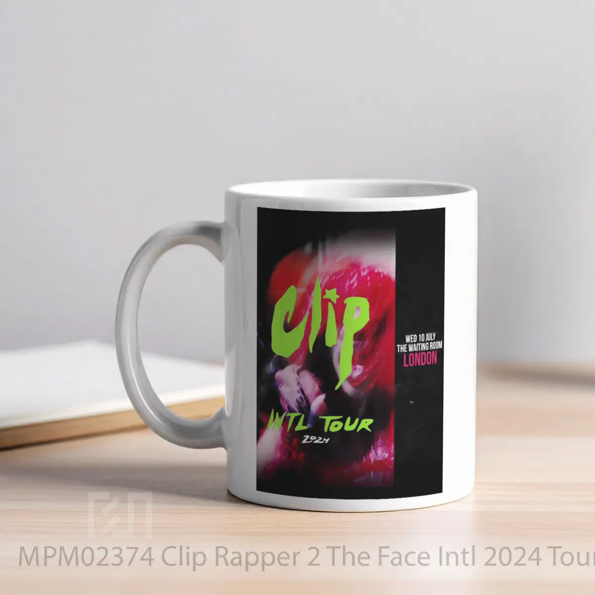 Mug Clip Rapper 2 The Face Intl 2024 Tour MPM02374 - All-side / Desain