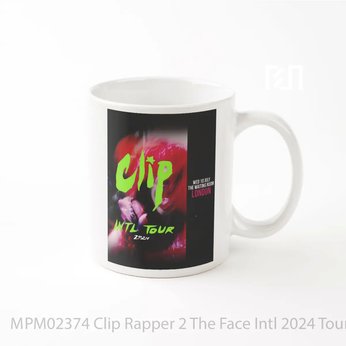 Mug Clip Rapper 2 The Face Intl 2024 Tour MPM02374