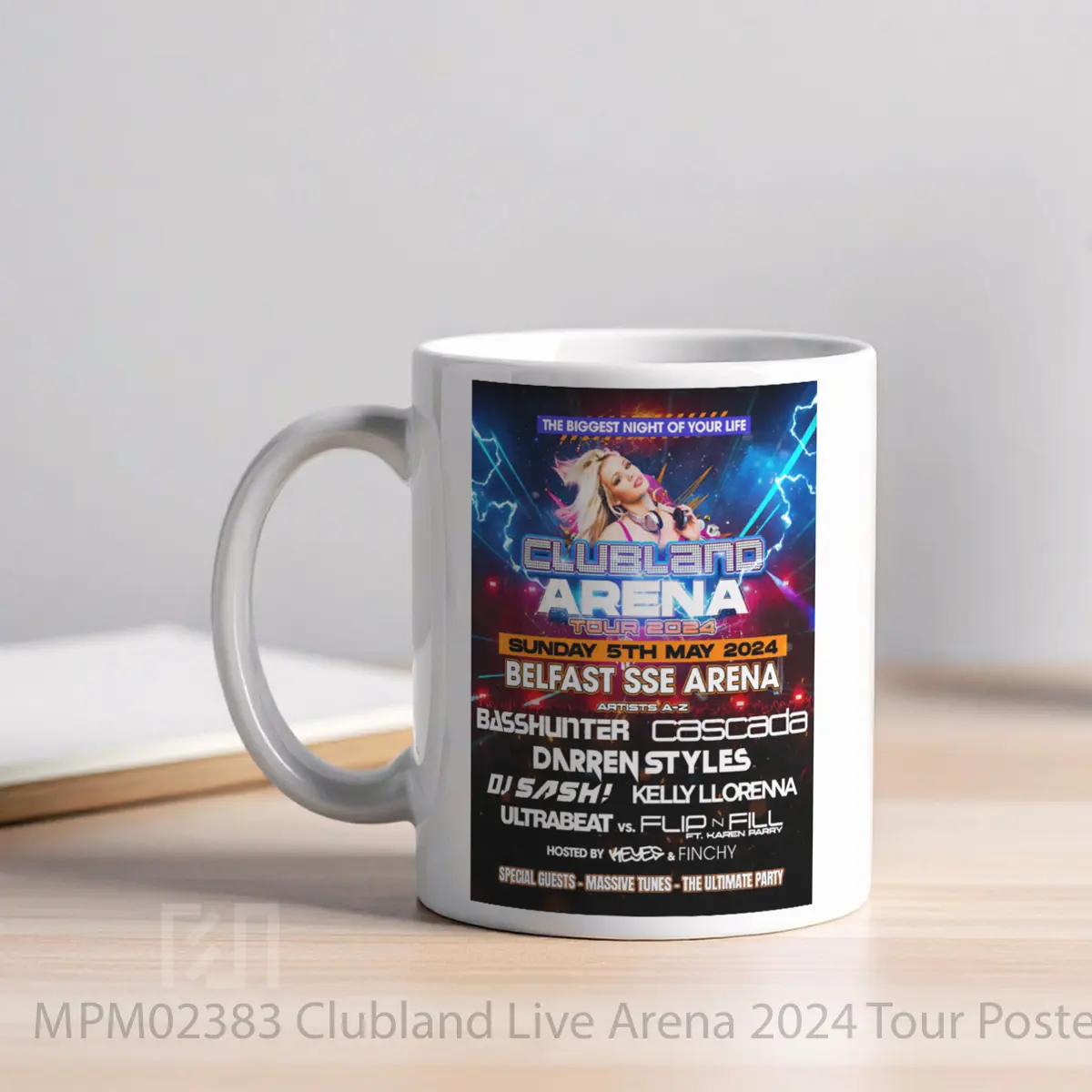Mug Clubland Live Arena 2024 Tour MPM02383 - All-side / Desain
