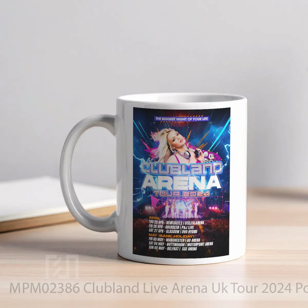 Mug Clubland Live Arena Uk Tour 2024 MPM02386 - All-side / Desain