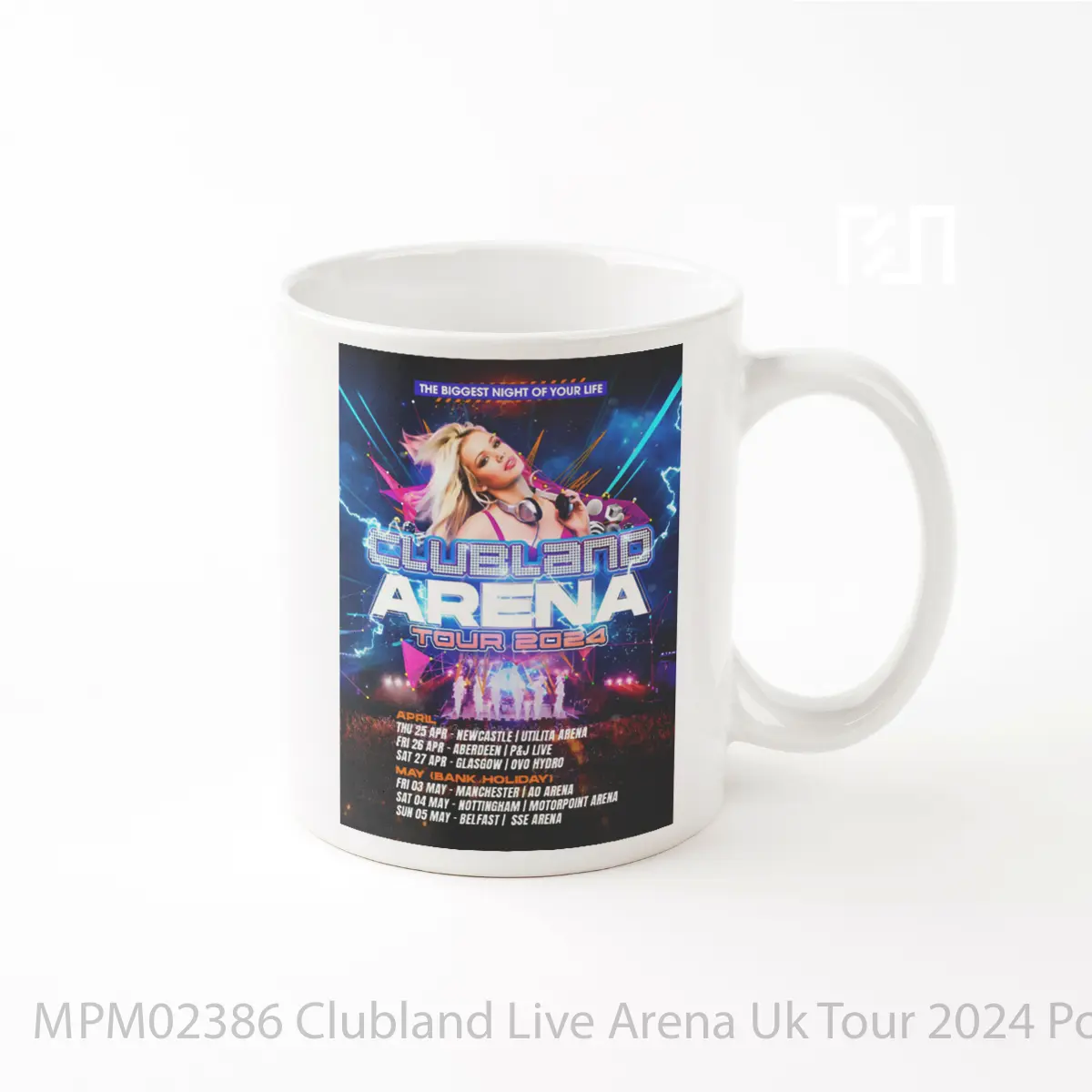 Mug Clubland Live Arena Uk Tour 2024 MPM02386
