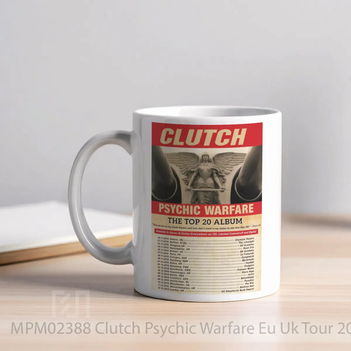 Mug Clutch Psychic Warfare Eu Uk Tour 2016 MPM02388 - All-side / Desain