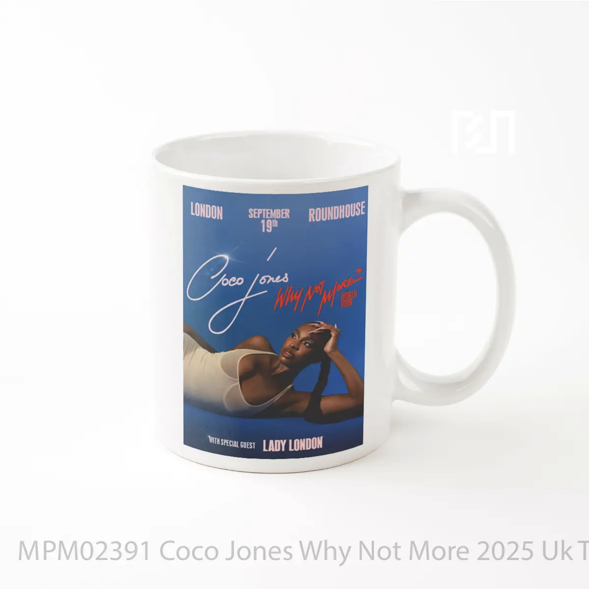 Mug Coco Jones Why Not More 2025 Uk Tour MPM02391
