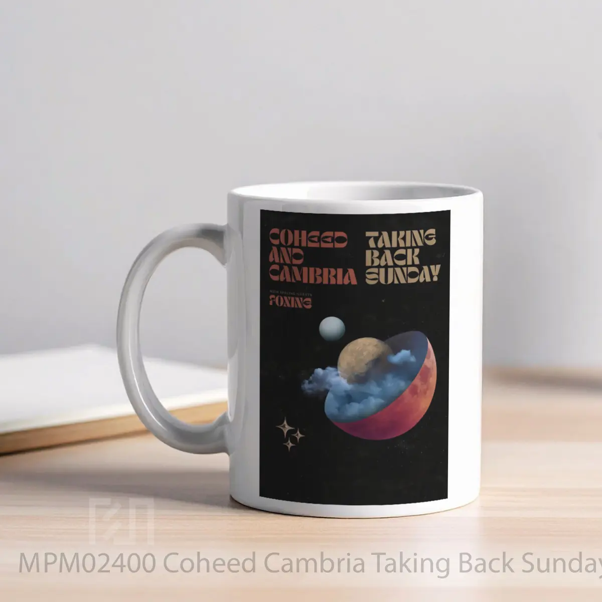 Mug Coheed Cambria Taking Back Sunday Co Headling 1 MPM02400 - All-side / Desain