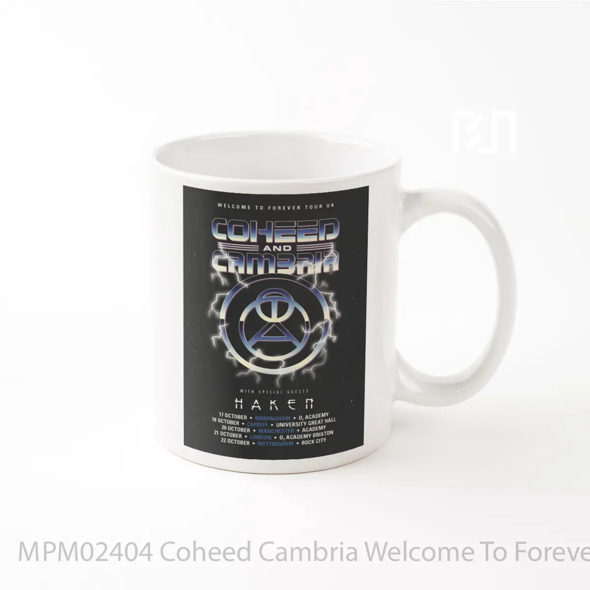 Mug Coheed Cambria Welcome To Forever 2025 Uk Tour MPM02404