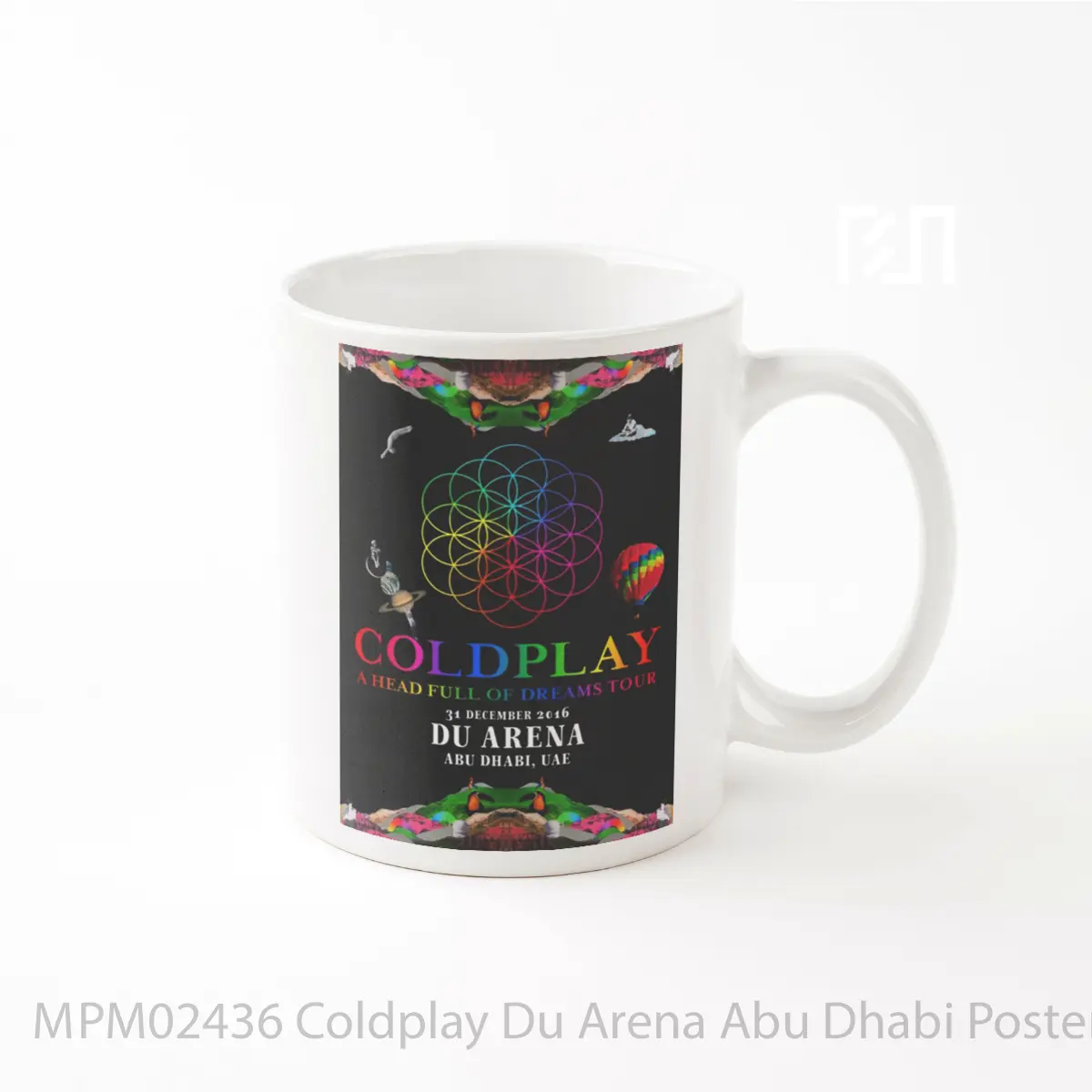 Mug Coldplay Du Arena Abu Dhabi MPM02436