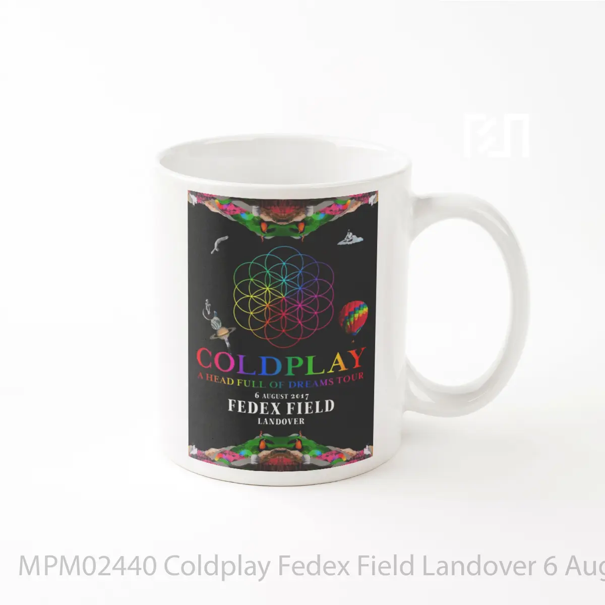 Mug Coldplay Fedex Field Landover 6 Aug 2017 MPM02440