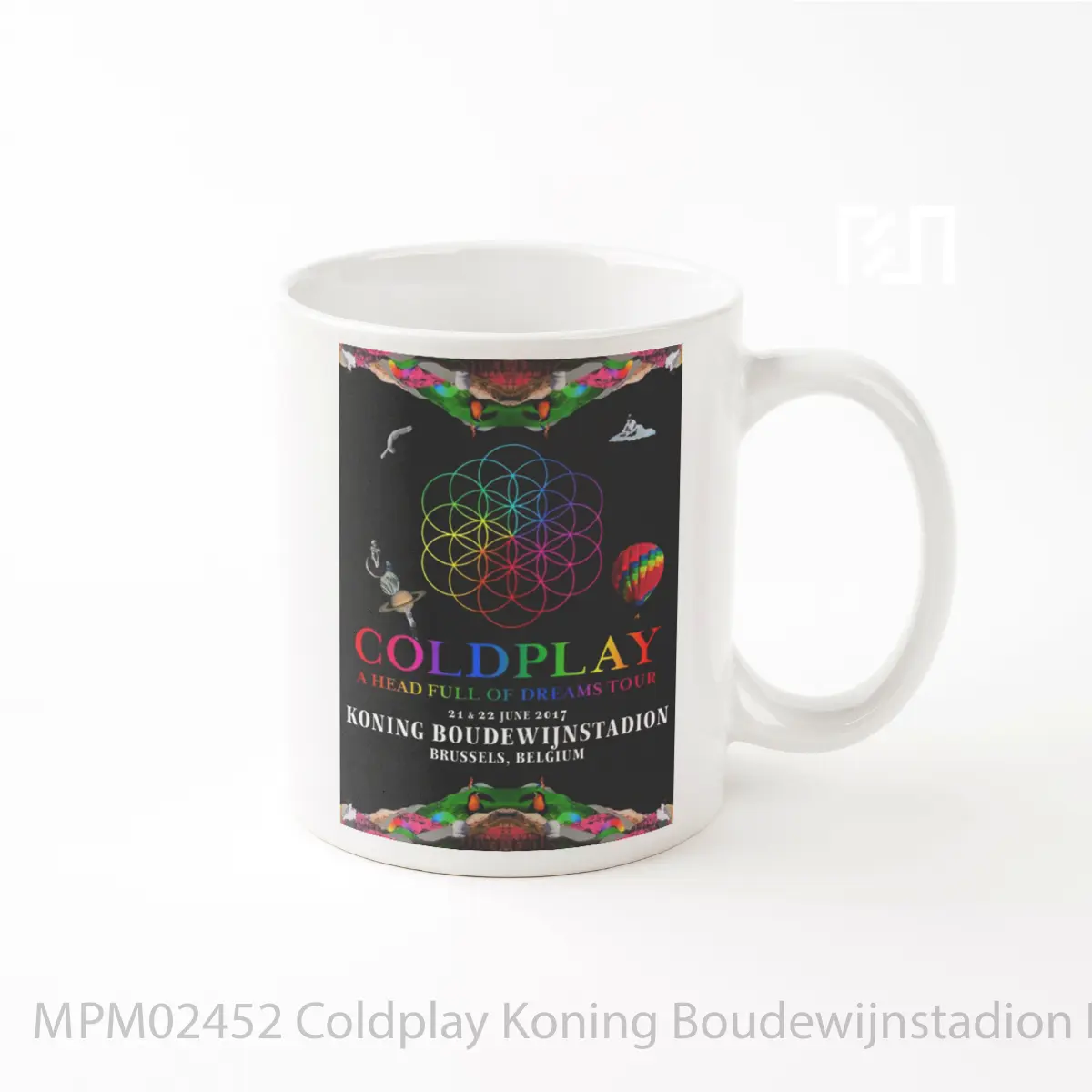 Mug Coldplay Koning Boudewijnstadion Brussels June 2017 MPM02452
