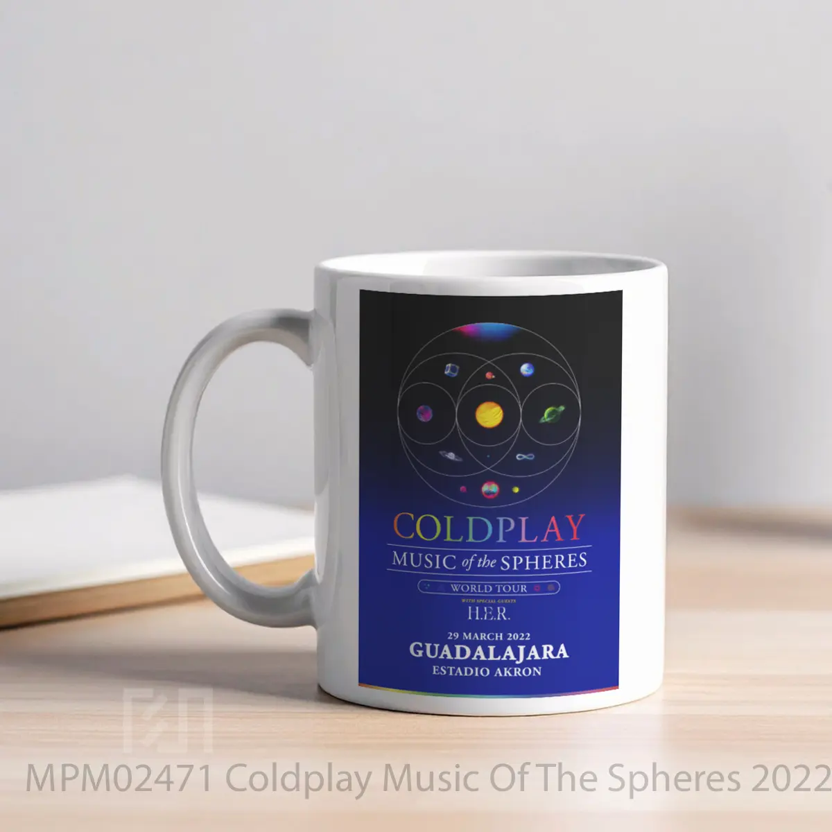 Mug Coldplay Music Of The Spheres 2022 World Tour 12 MPM02471 - All-side / Desain