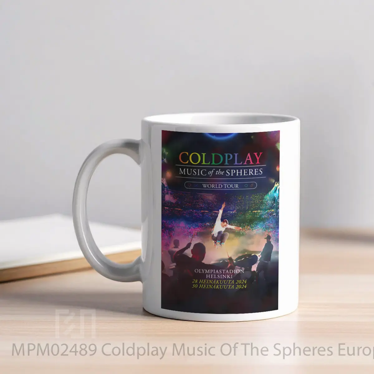 Mug Coldplay Music Of The Spheres Europe Tour Helsinki 2024 MPM02489 - All-side / Desain