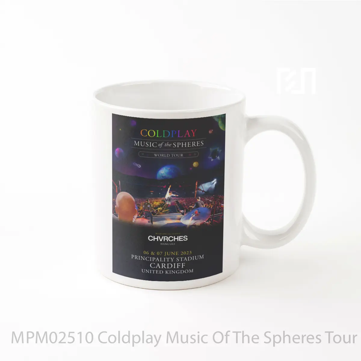Mug Coldplay Music Of The Spheres Tour 2023 Principality Stadium MPM02510