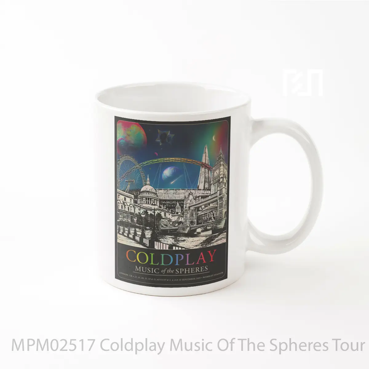 Mug Coldplay Music Of The Spheres Tour 2025 London Wembley 1 MPM02517