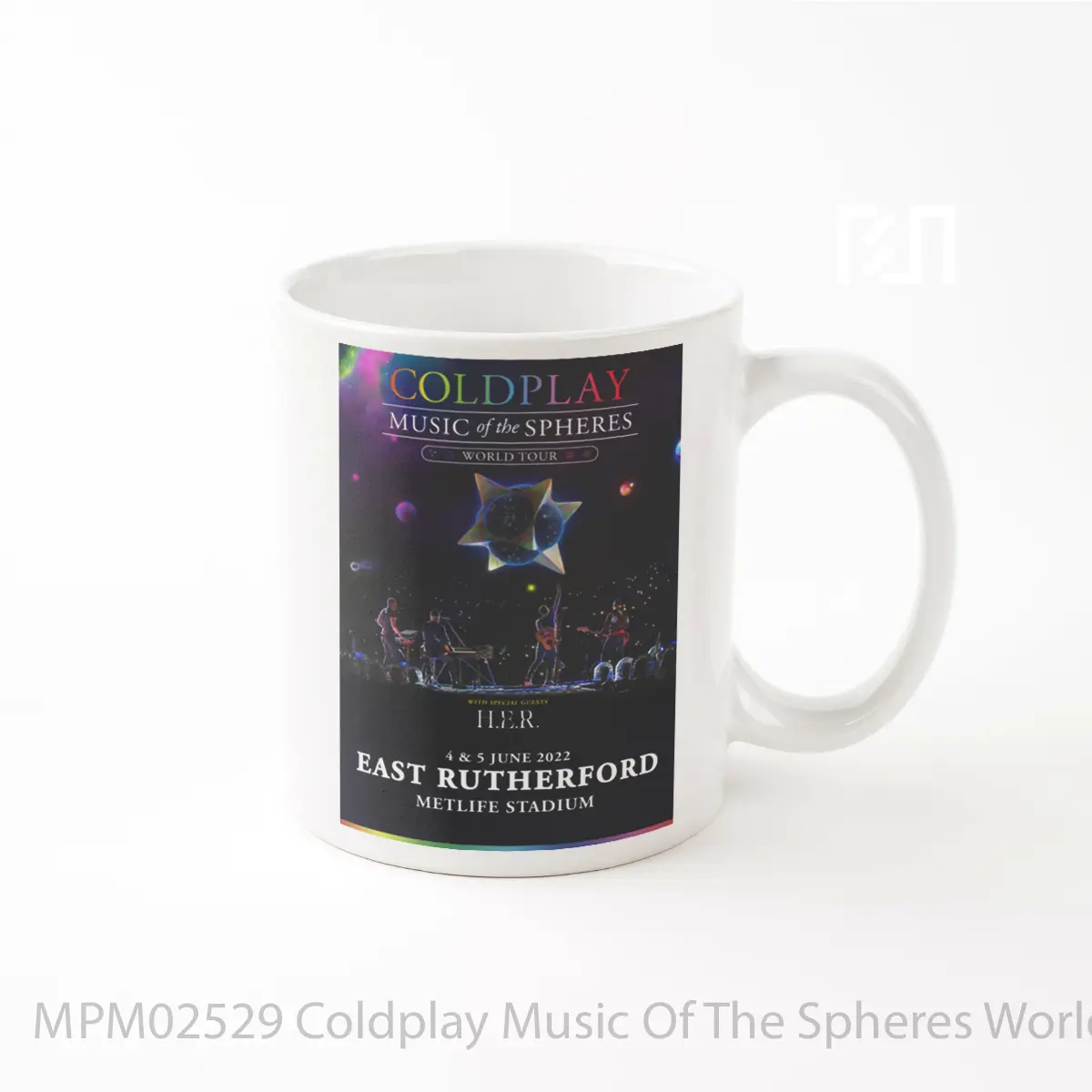 Mug Coldplay Music Of The Spheres World Tour 2022 East Rutherford Metlife Stadium MPM02529