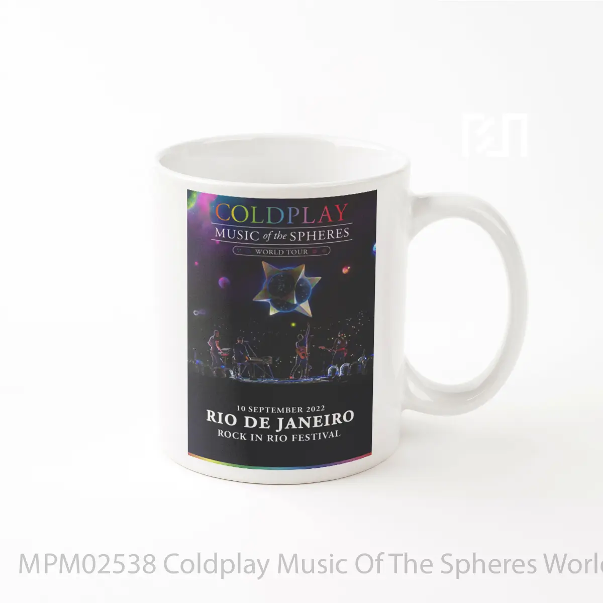 Mug Coldplay Music Of The Spheres World Tour 2022 Rio De Janeiro Rock In Rio Festival MPM02538
