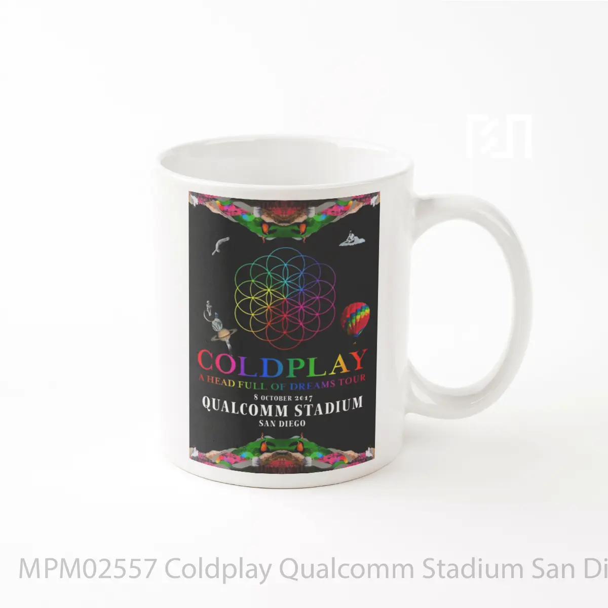 Mug Coldplay Qualcomm Stadium San Diego 8 October 2017 MPM02557