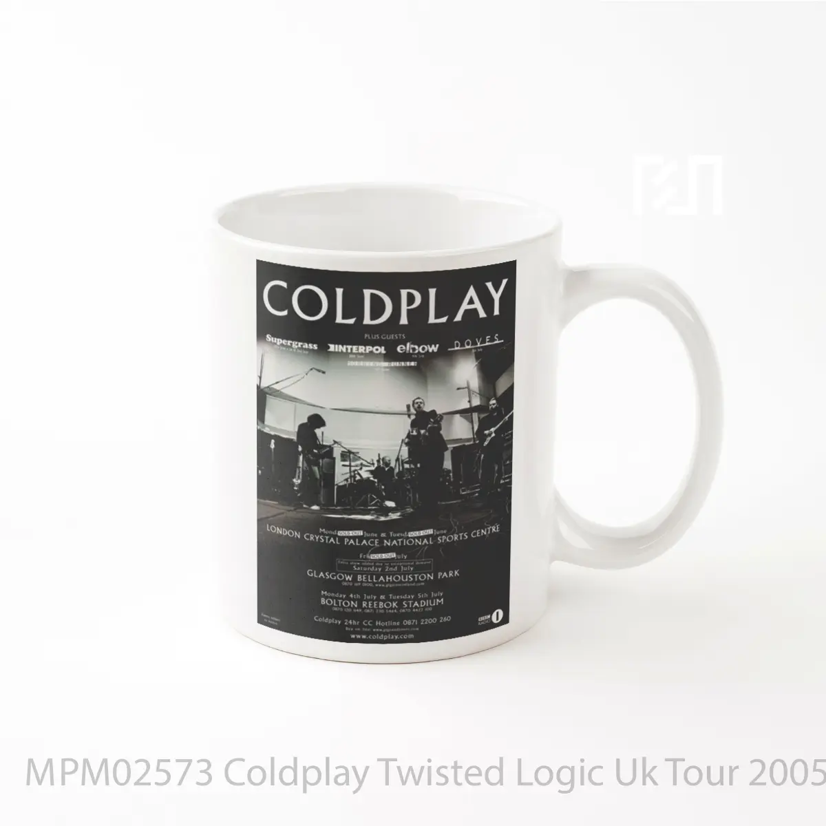 Mug Coldplay Twisted Logic Uk Tour 2005 MPM02573