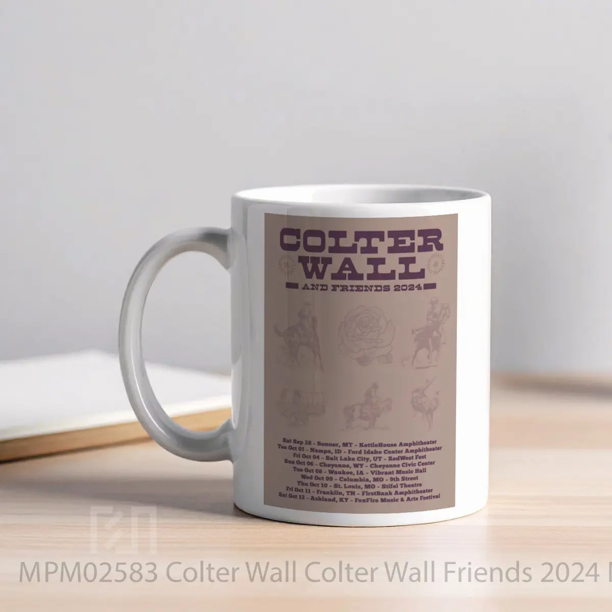 Mug Colter Wall Colter Wall Friends 2024 North Ameri MPM02583 - All-side / Desain