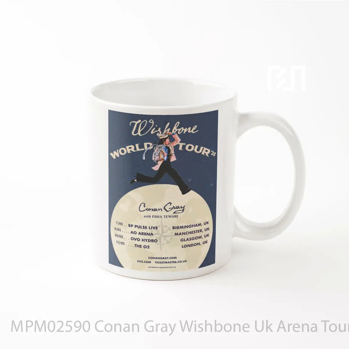 Mug Conan Gray Wishbone Uk Arena Tour 2026 MPM02590