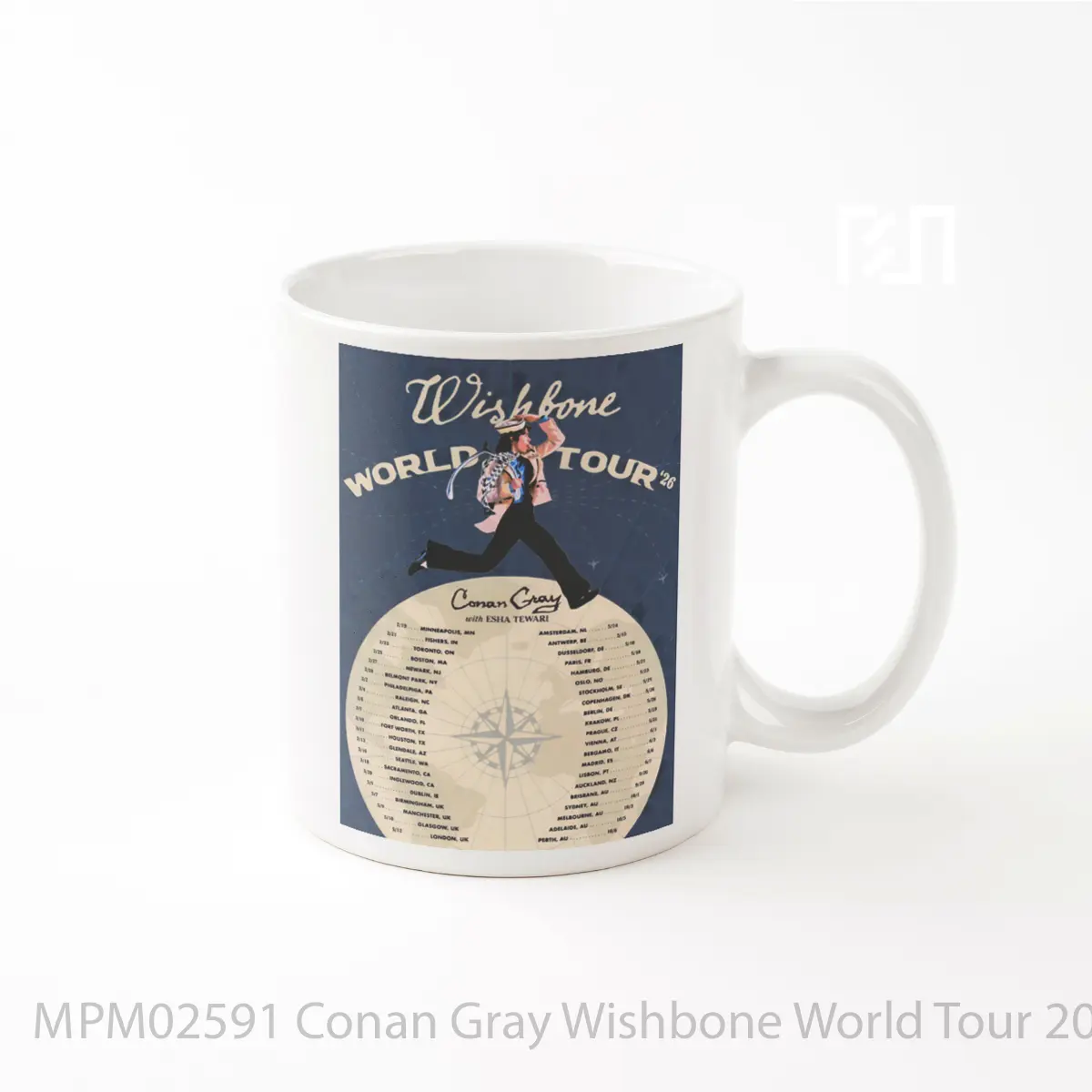 Mug Conan Gray Wishbone World Tour 2026 MPM02591