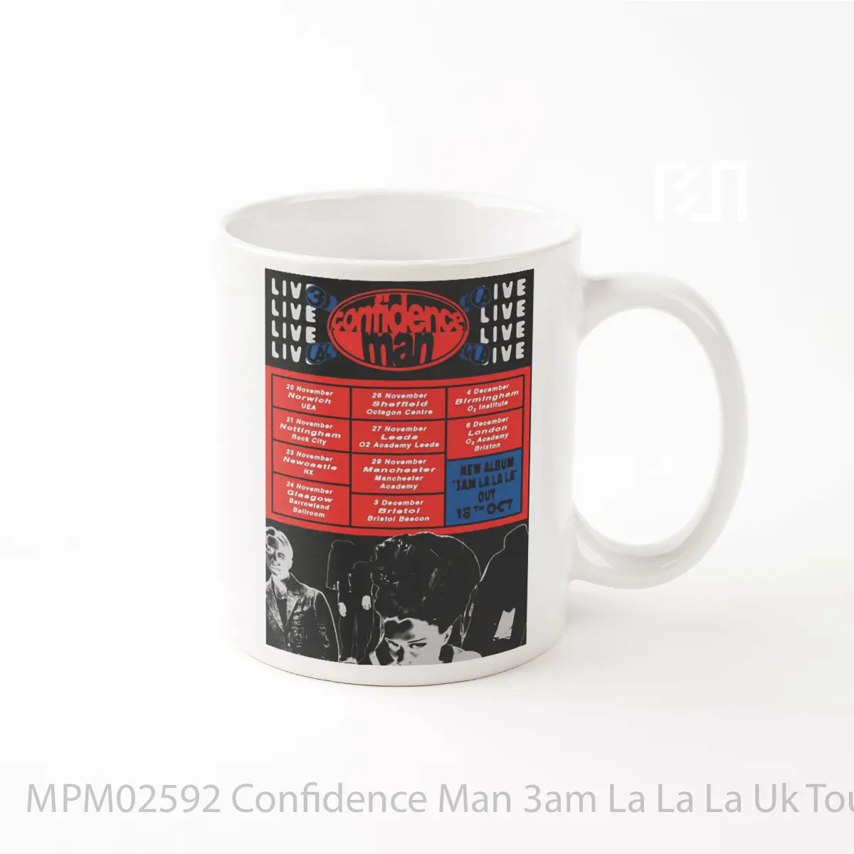 Mug Confidence Man 3am La La La Uk Tour 2024 MPM02592