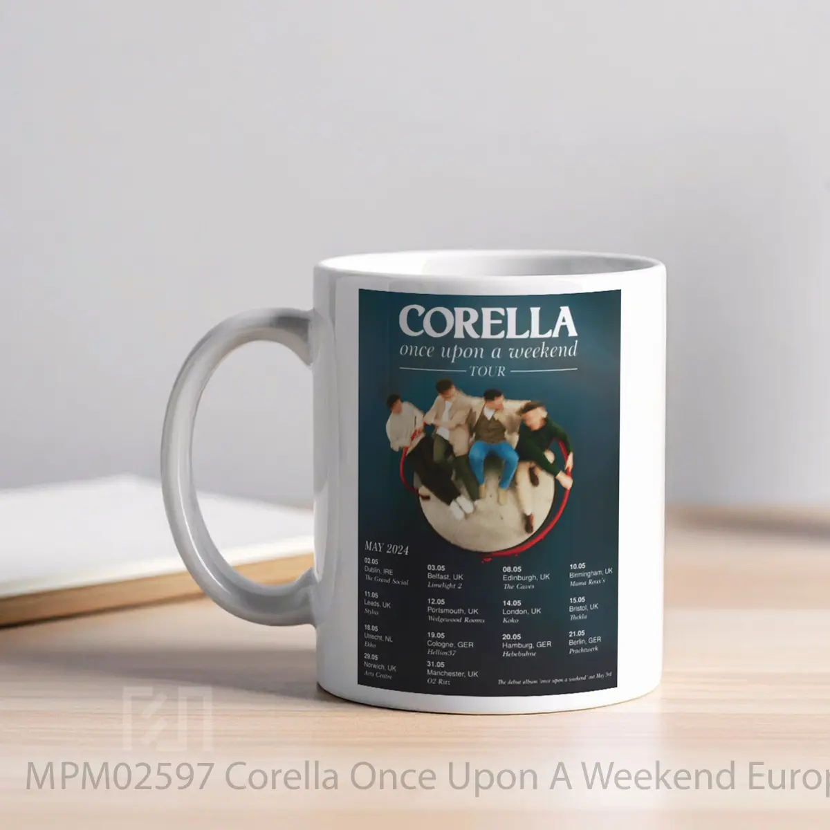 Mug Corella Once Upon A Weekend European Uk Tour 2024 MPM02597 - All-side / Desain