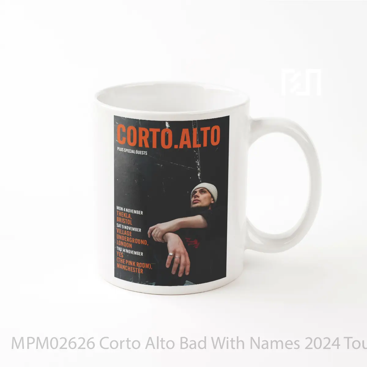 Mug Corto Alto Bad With Names 2024 Tour MPM02626