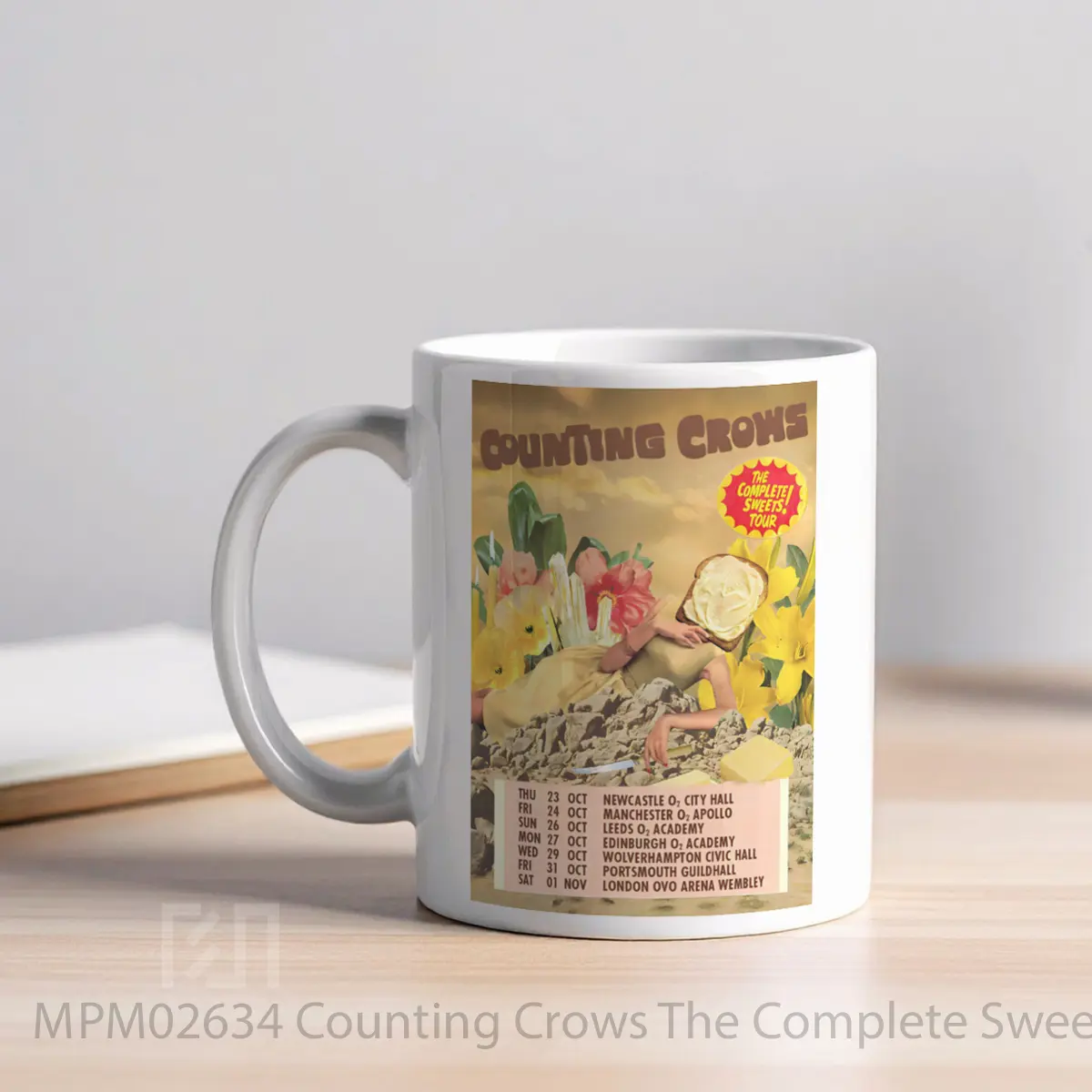 Mug Counting Crows The Complete Sweets Uk Tour 2025 MPM02634 - All-side / Desain