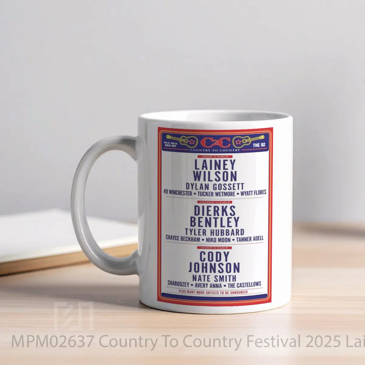 Mug Country To Country Festival 2025 Lainey Wilson Dierks Bentley MPM02637 - All-side / Desain