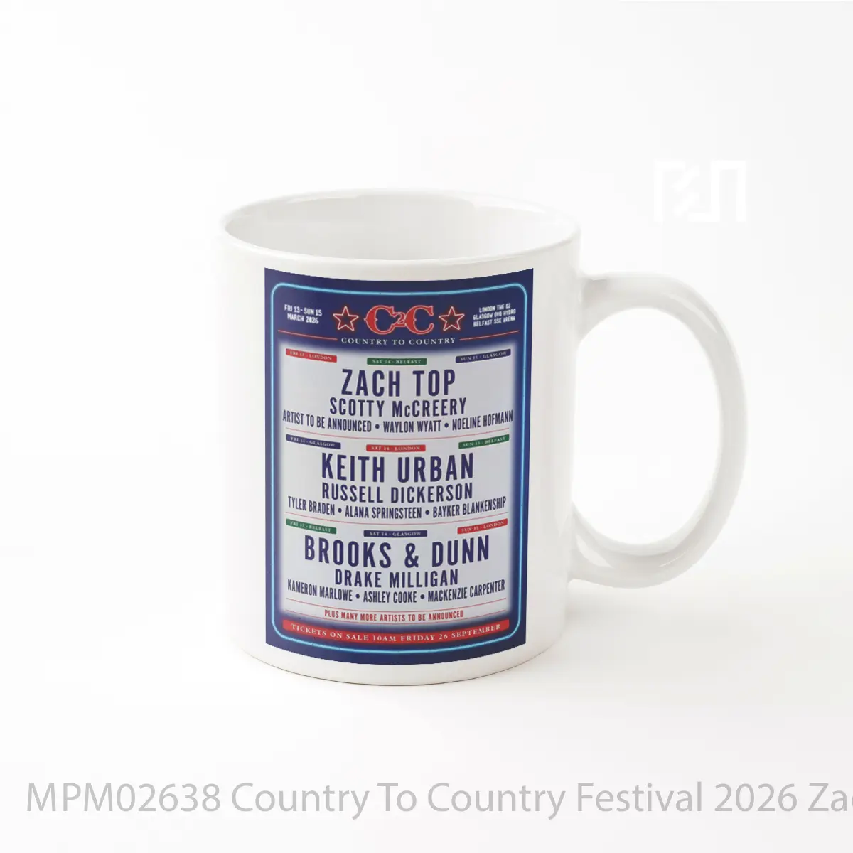 Mug Country To Country Festival 2026 Zach Top Keith Urban MPM02638