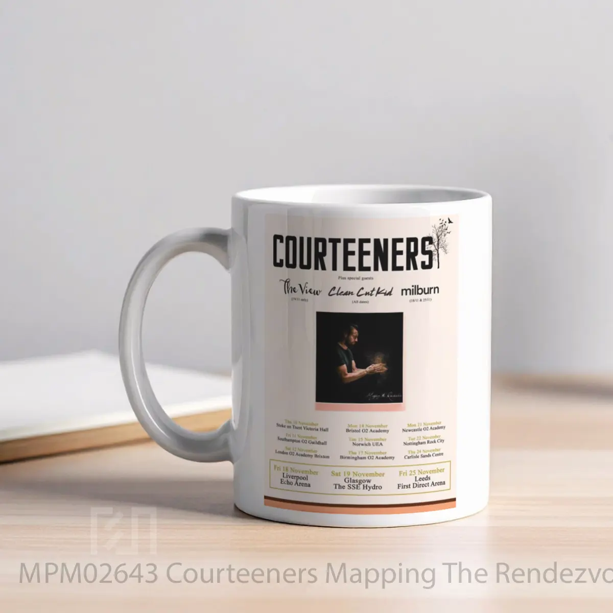 Mug Courteeners Mapping The Rendezvous Uk Tour 2016 MPM02643 - All-side / Desain