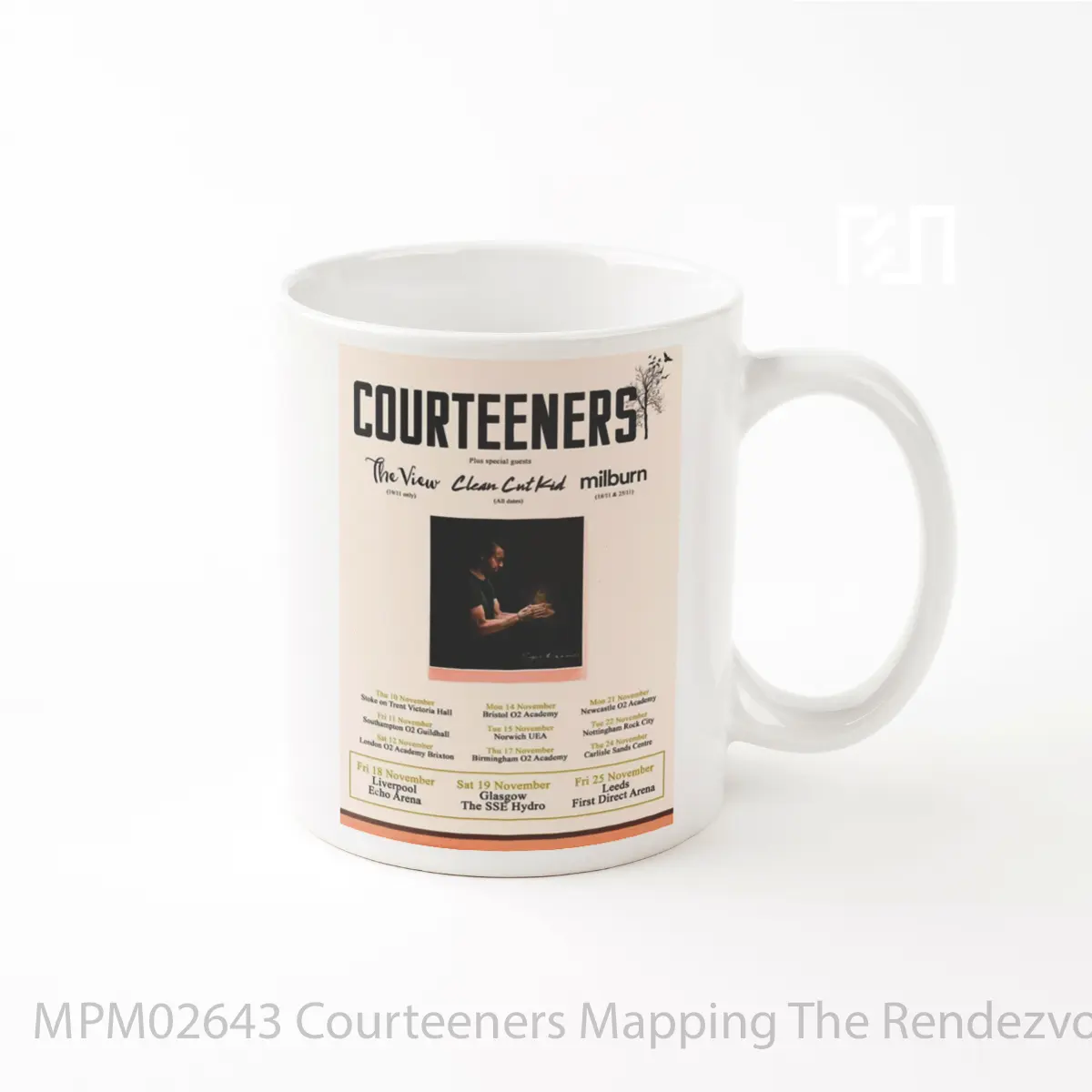 Mug Courteeners Mapping The Rendezvous Uk Tour 2016 MPM02643