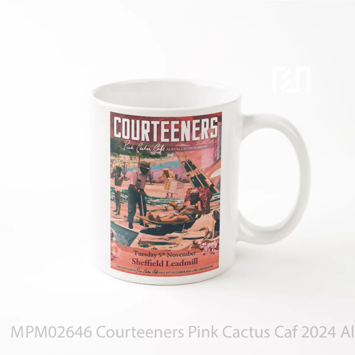 Mug Courteeners Pink Cactus Caf 2024 Album Launch Tour Sheffield Leadmill MPM02646