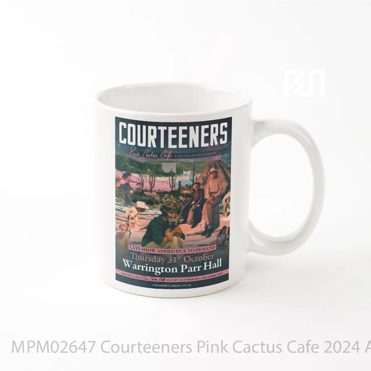 Mug Courteeners Pink Cactus Cafe 2024 Album Launch Tou MPM02647