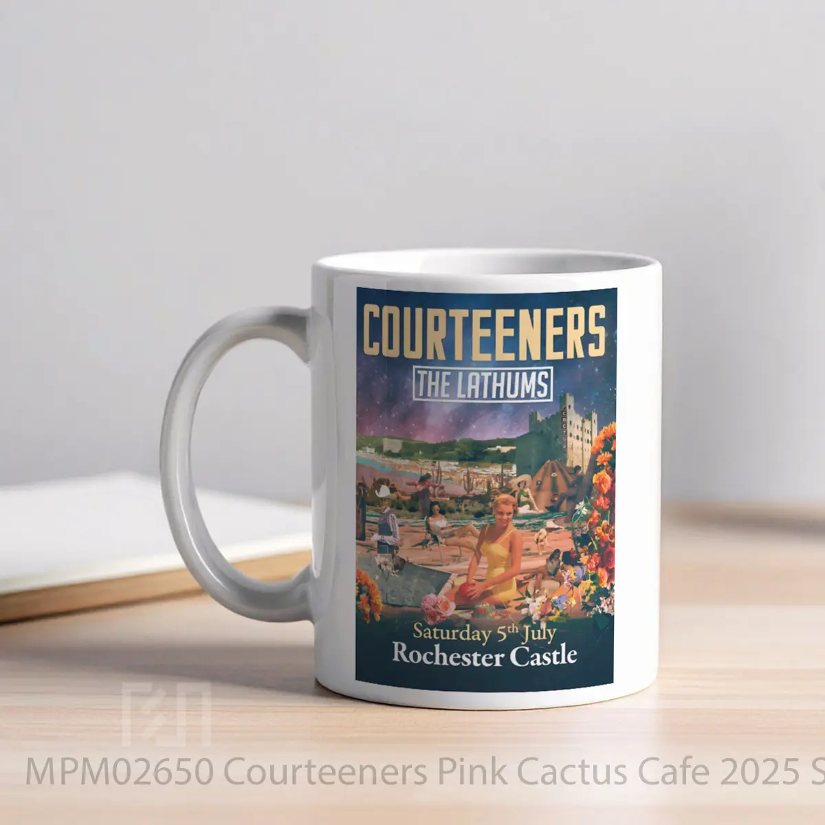 Mug Courteeners Pink Cactus Cafe 2025 Summer Tour MPM02650 - All-side / Desain