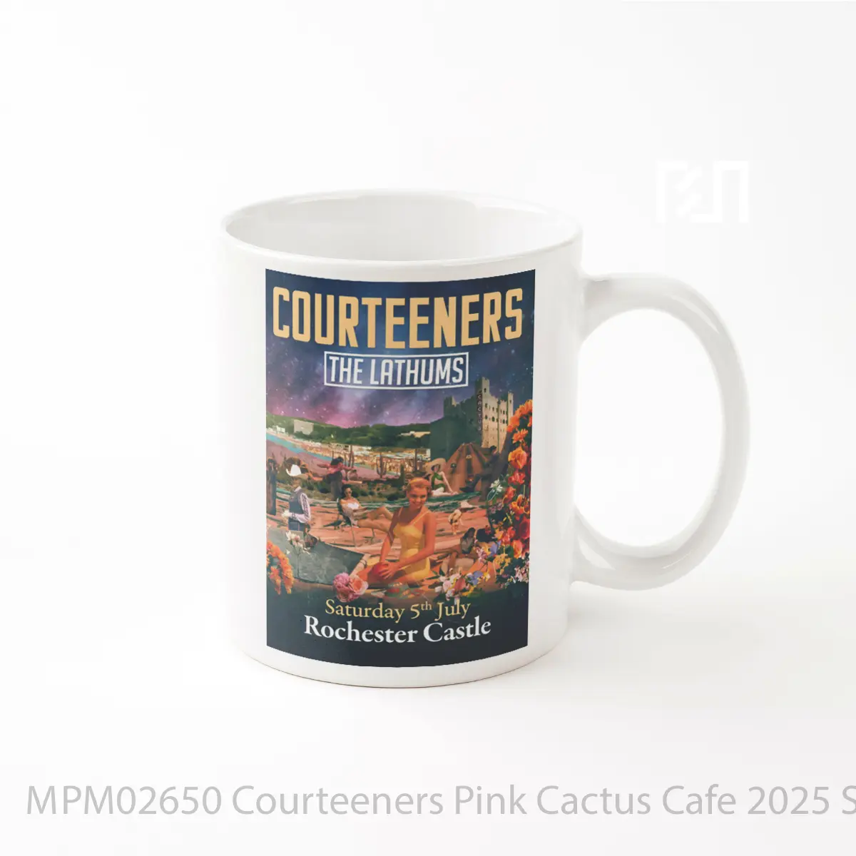 Mug Courteeners Pink Cactus Cafe 2025 Summer Tour MPM02650
