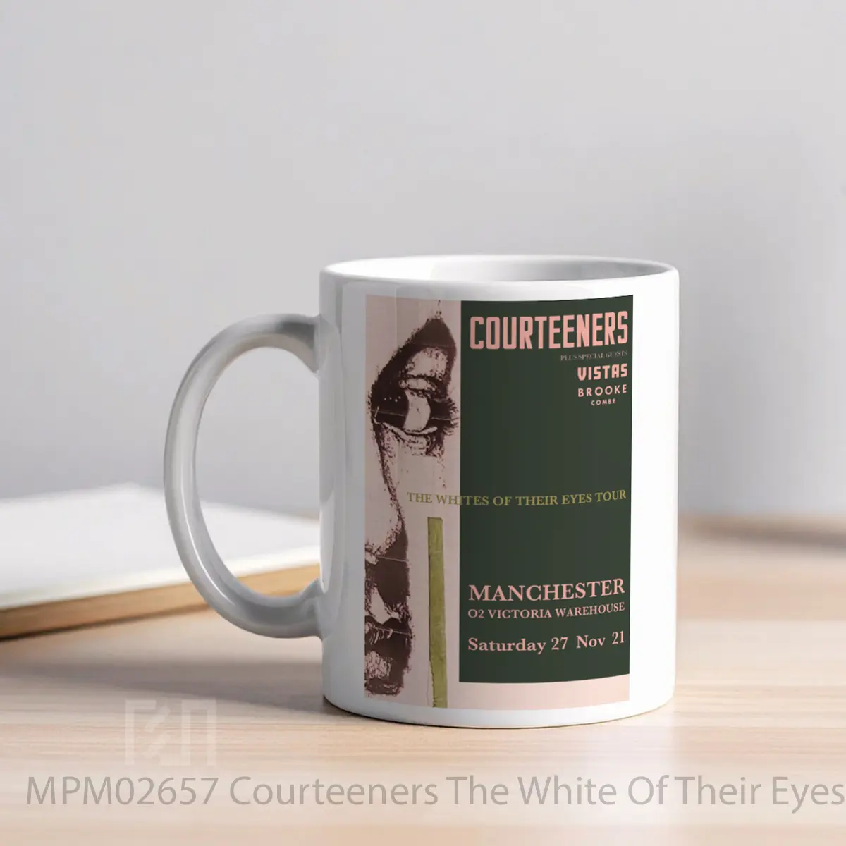 Mug Courteeners The White Of Their Eyes 2021 Tour Manchester Victoria Warehouse MPM02657 - All-side / Desain