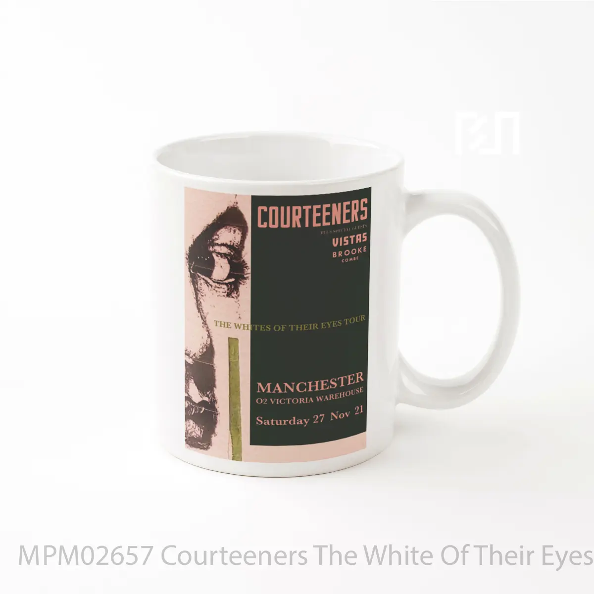 Mug Courteeners The White Of Their Eyes 2021 Tour Manchester Victoria Warehouse MPM02657