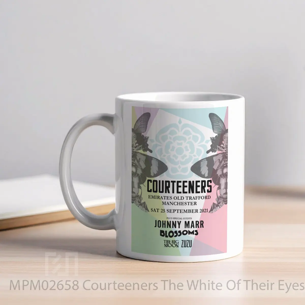 Mug Courteeners The White Of Their Eyes Tour 2021 Manchester MPM02658 - All-side / Desain