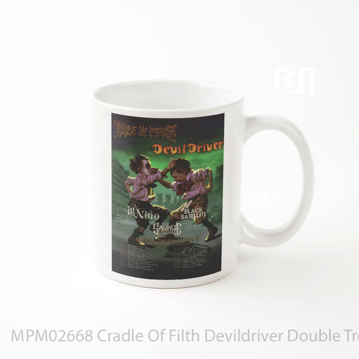 Mug Cradle Of Filth Devildriver Double Trouble 2023 MPM02668