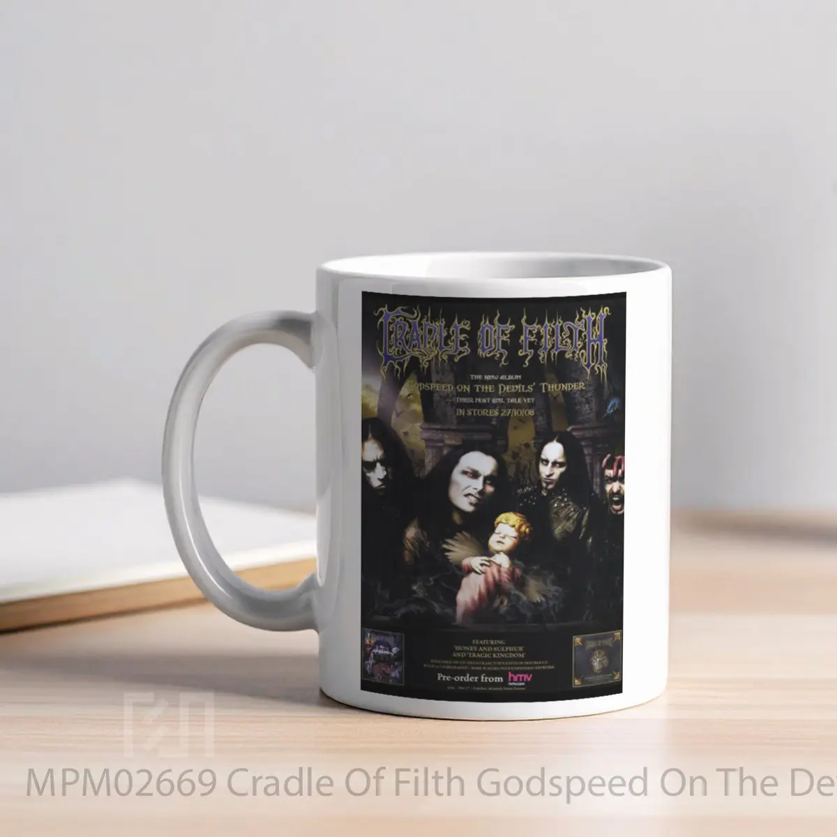 Mug Cradle Of Filth Godspeed On The Devils Thunder Pos MPM02669 - All-side / Desain